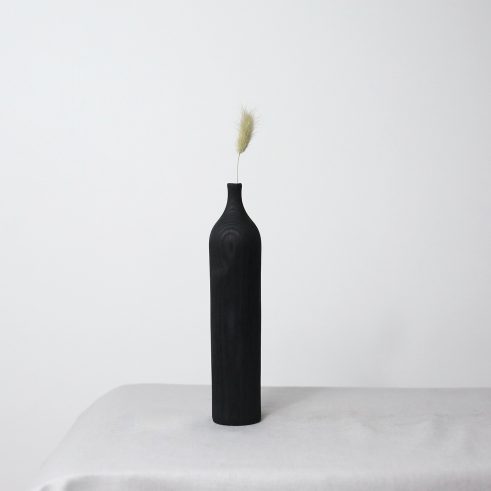 Charred Ash Dried Flower Vase (#31)