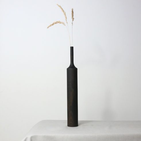 Ebonised Cherry Dried Flower Vase (#33)