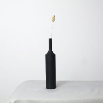 Ebonised Chestnut Dried Flower Vase (#34)