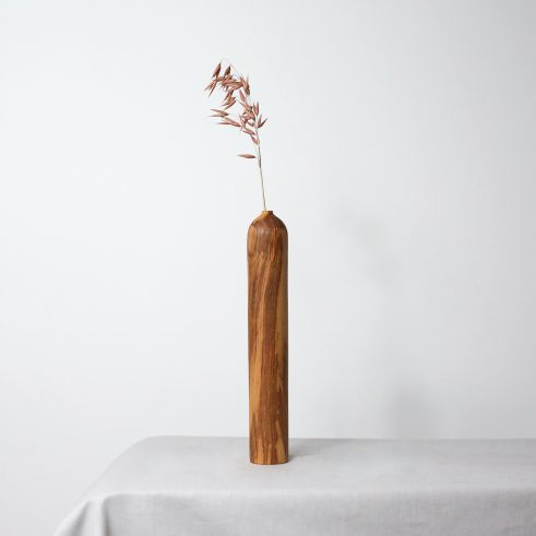 Spalted Cherry Dried Flower Vase (#38)