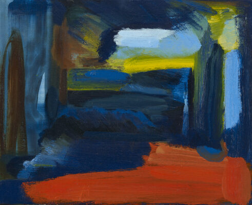 Benmore Sunrise (Homage to Howard Hodgkin)
