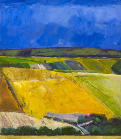 Summer in a Burgundy Landscape