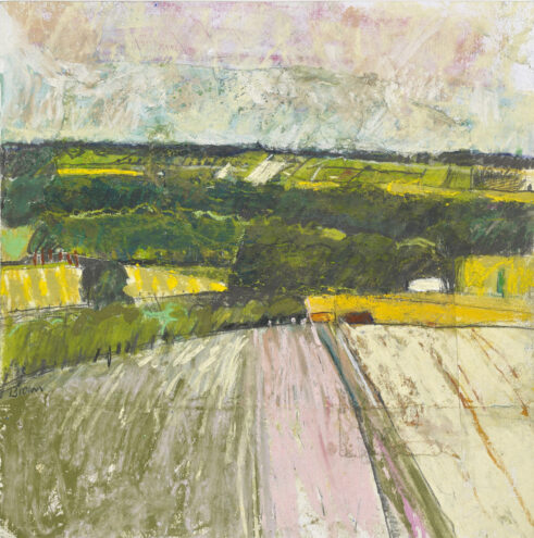 Landscape towards Guerchy