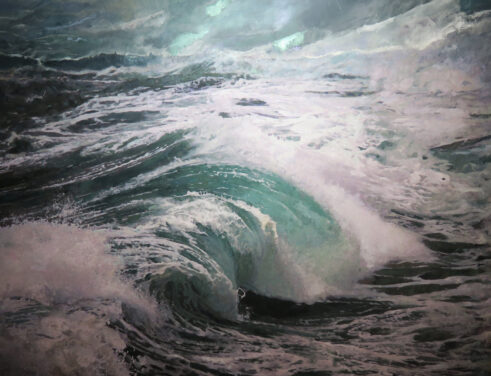 Beaufort 12 – Eshaness – ‘white with driving spray’