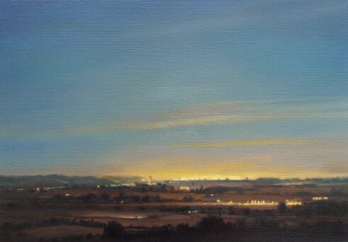 Nightfall over the Carse of Gowrie