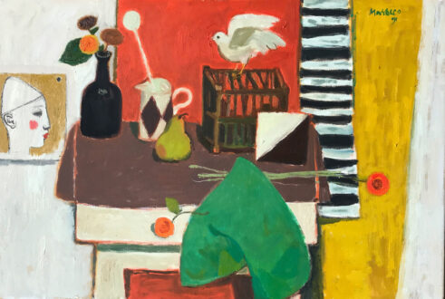 Still Life with White Bird