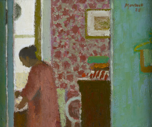 Woman Ironing