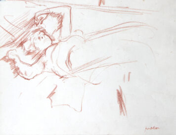 Model Lying Down