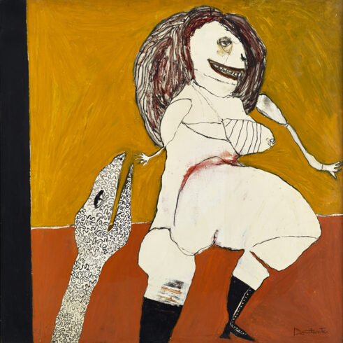 Woman with a Terrapin