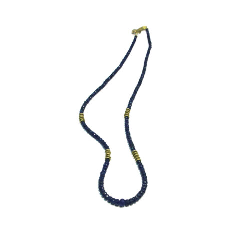 Graduated Blue Sapphire Necklace