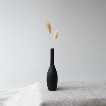 Charred Ash Dried Flower Vase (#79)