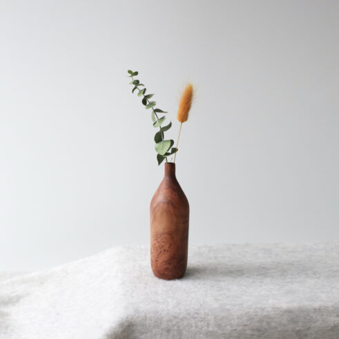 Sequoia Burr Dried Flower Vase (#73)