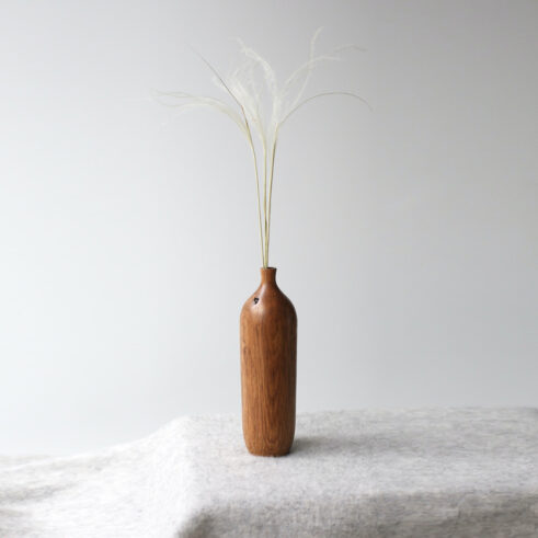 Brown Oak Dried Flower Vase (#72)