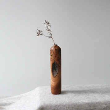 Elm Burr Dried Flower Vase (#65)
