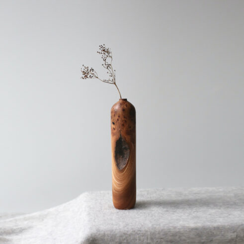 Elm Burr Dried Flower Vase (#65)