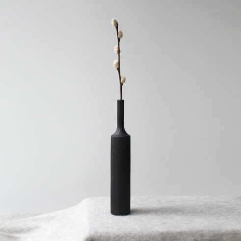 Charred Ash Dried Flower Vase (#63)