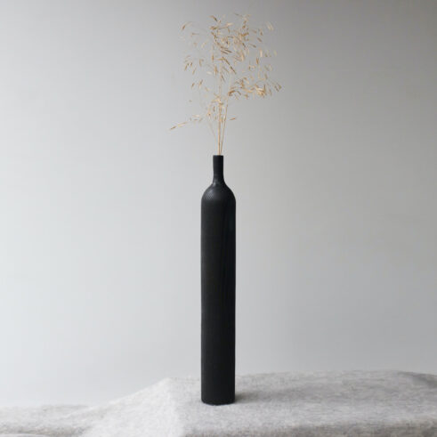 Charred Ash Dried Flower Vase (#60)