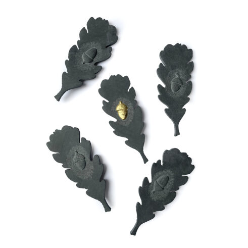 Oak Leaves I (set of 5)