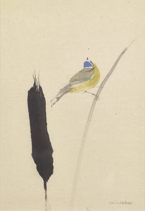 Sway, Blue Tit in Reedbed I