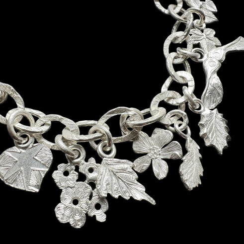 Walk in the Woods Charm Bracelet (detail)