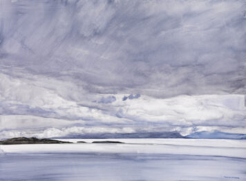 Rain over Eigg, 27.V.2009