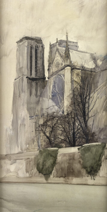 West Towers and South Transept, Paris, 18.I.1989