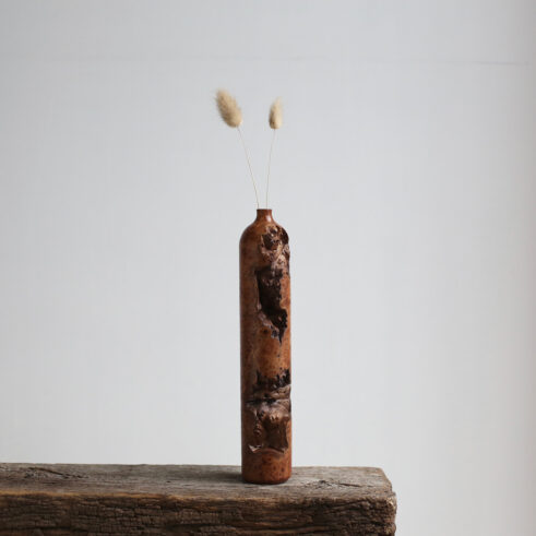 Scottish Elm Burr Dried Flower Vase #294