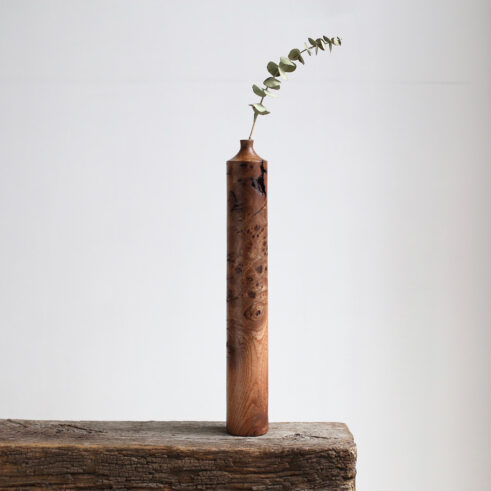 Scottish Elm Burr Dried Flower Vase #305