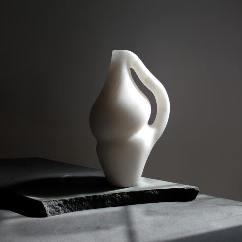 Vase with Wavy Handle
