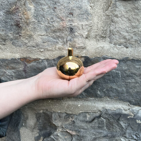 Miniature Pot – Gold Large