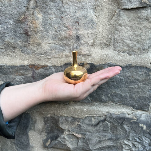 Miniature Pot – Gold Large