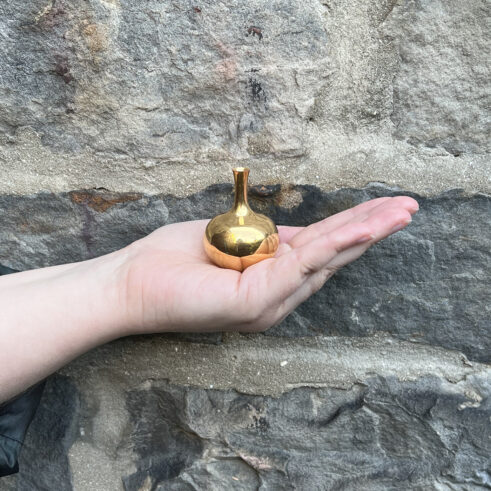 Miniature Pot – Gold Medium