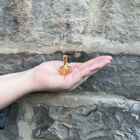 Miniature Pot – Gold Small