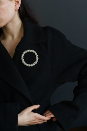 Ossein Brooch