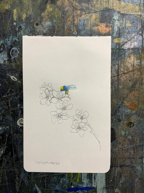Bees for Ukraine XIII by Claire Harkess
