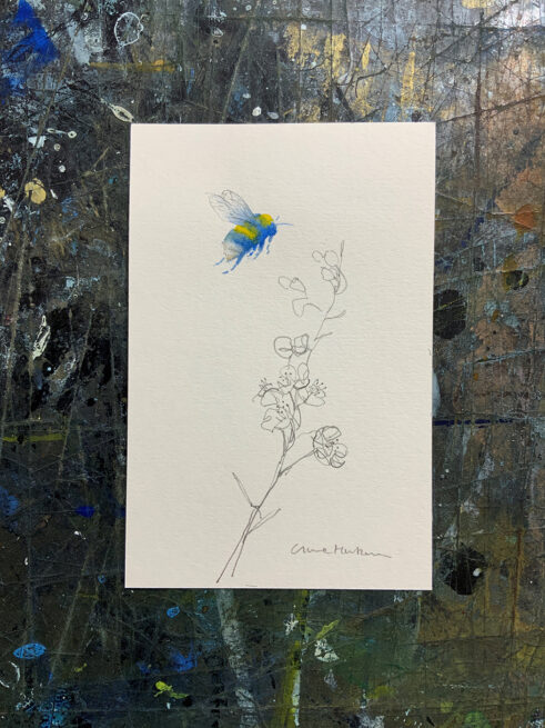 Bees for Ukraine XIV by Claire Harkess