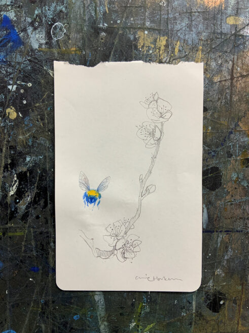 Bees for Ukraine XV by Claire Harkess