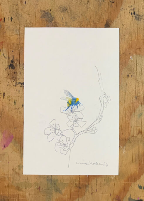 Bees for Ukraine XVI by Claire Harkess