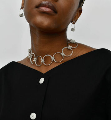 Fidget Studs (silver) (modelled)