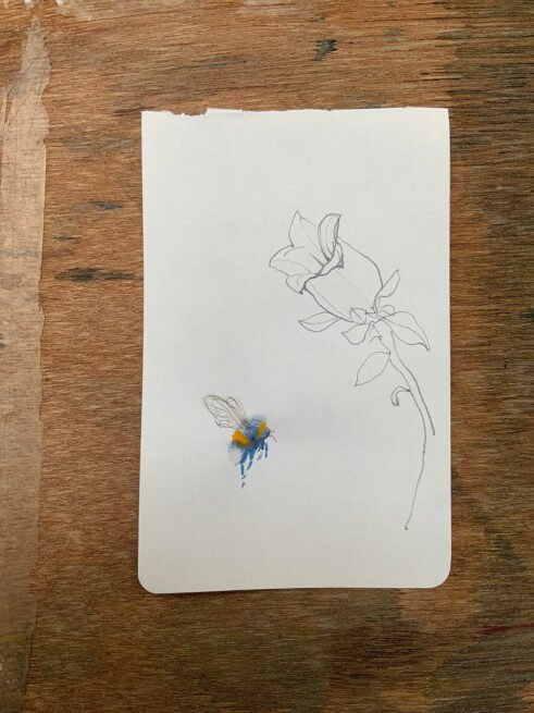 Bees for Ukraine IV by Claire Harkess