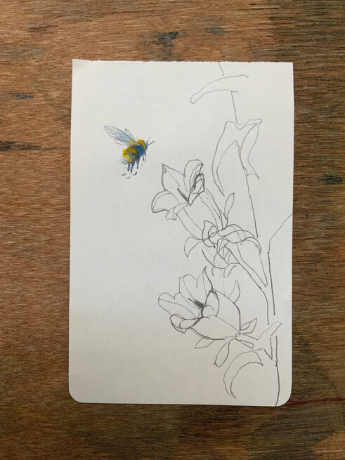 Bees for Ukraine VI by Claire Harkess