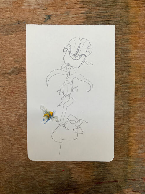 Bees for Ukraine VIII by Claire Harkess