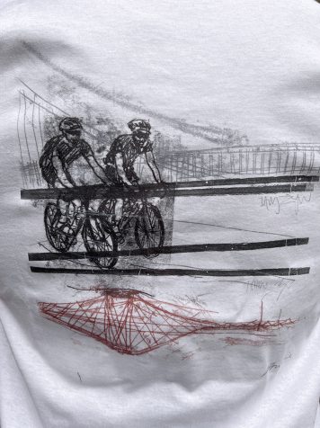 Scottish Gallery Ride for MND T-shirt (large)