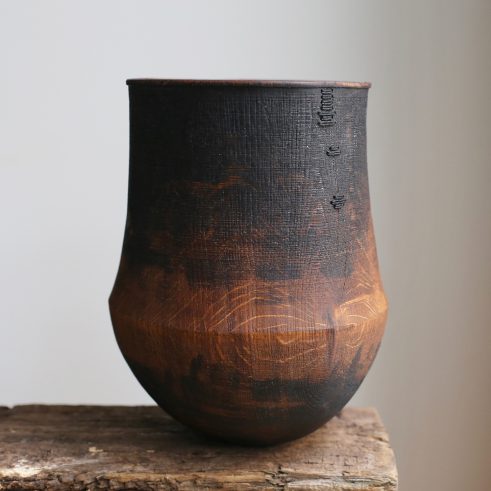 Mended Oak Artefact Vessel #131