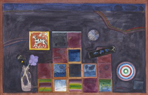 Still Life with Violas
