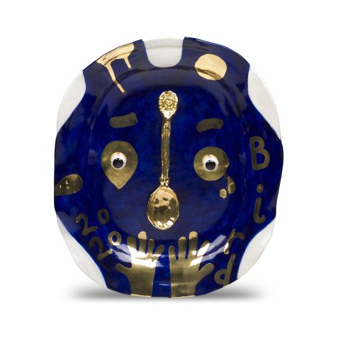 Miffy Gold On Blue