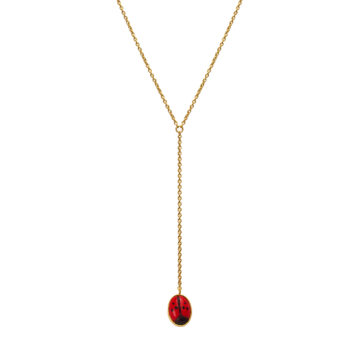 Ladybird Lariat Necklace