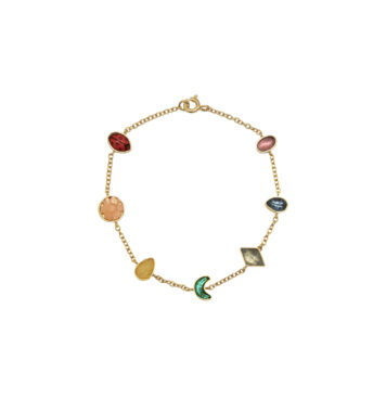 Rainbow Mini Charm Bracelet