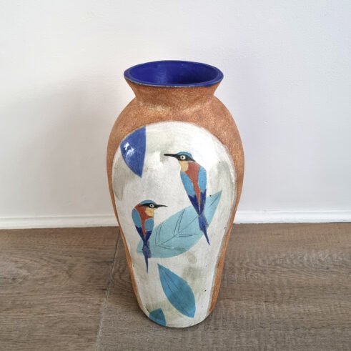 Bird & Leaf Vase