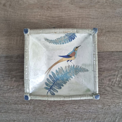 Square Bird Dish